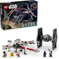 TIE Fighter & X-Wing Building Set with 4 Minifigures Y5941
