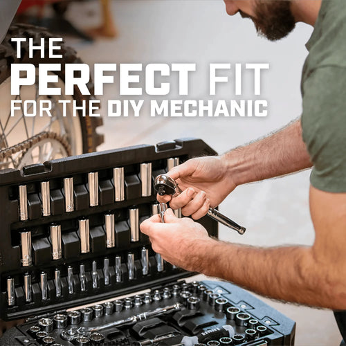 215-Piece Mechanics Tool Set Chrome Finish W7730