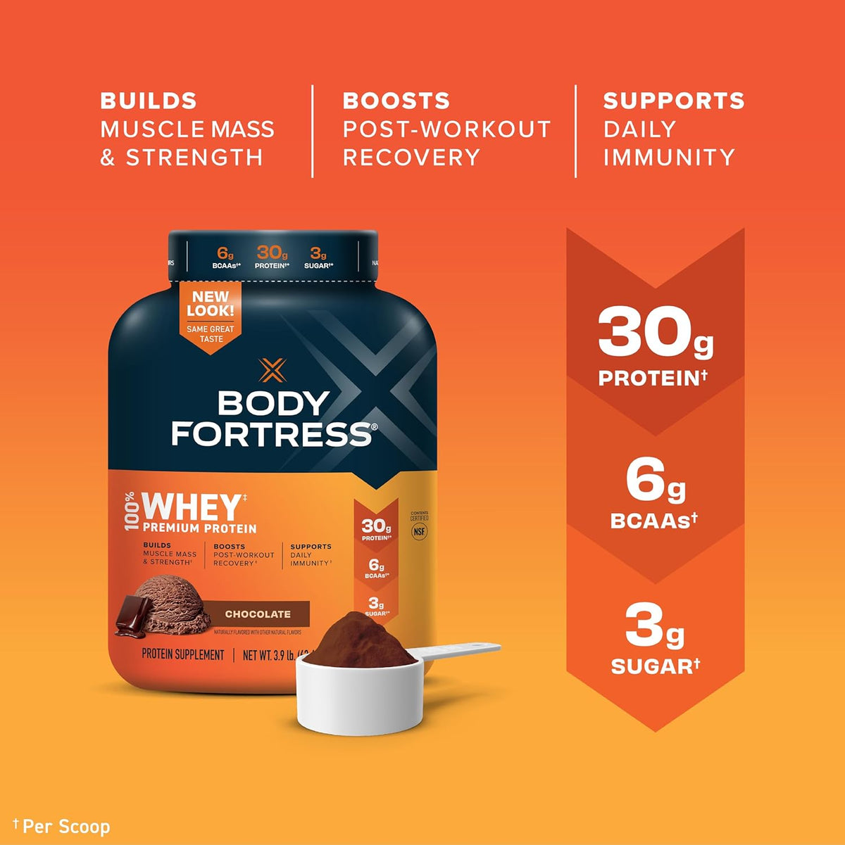 Vanilla & Chocolate Whey Protein Powder 3.9lbs S38783