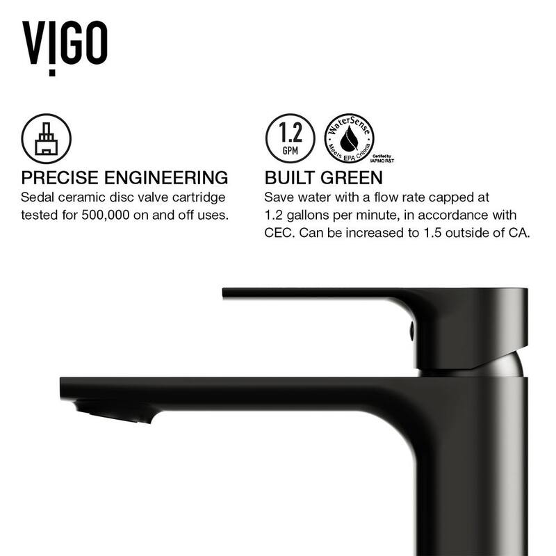 Single Handle Single-Hole Vessel Faucet Matte Black M7229