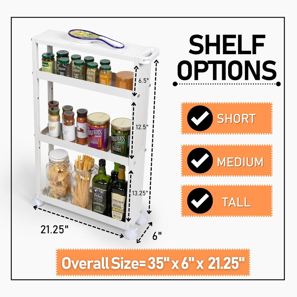 Black 4 Tier Rolling Metal Storage Cart R57629