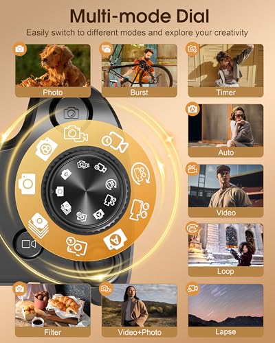 80MP Digital Camera with 4.0" Touch Screen, 18X Digital Zoom, 32GB Card N875453