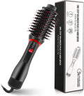 4-in-1 Hair Dryer Brush with Ceramic Titanium Barrel T634