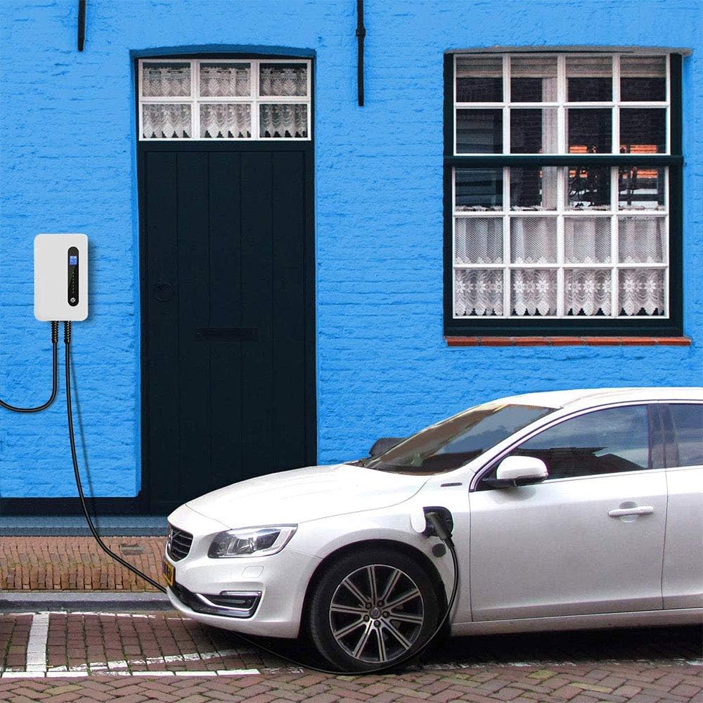 240V 40 Amp Level 2 Electric Vehicle Charging Station with 20ft J1772 Cable & NEMA 6-50 Plug R286704