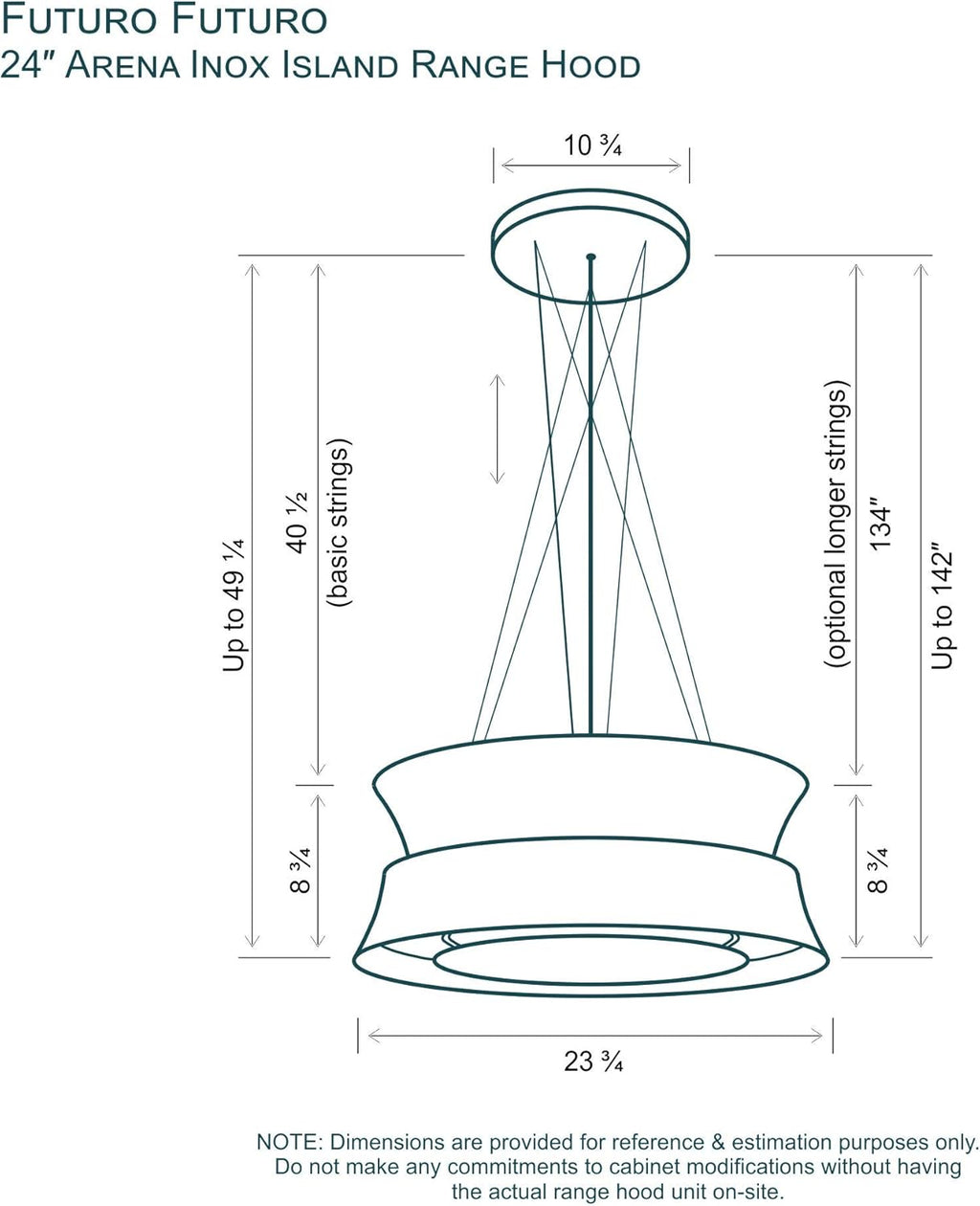 24" 940-CFM Stainless Steel Ductless Range Hood Q9438