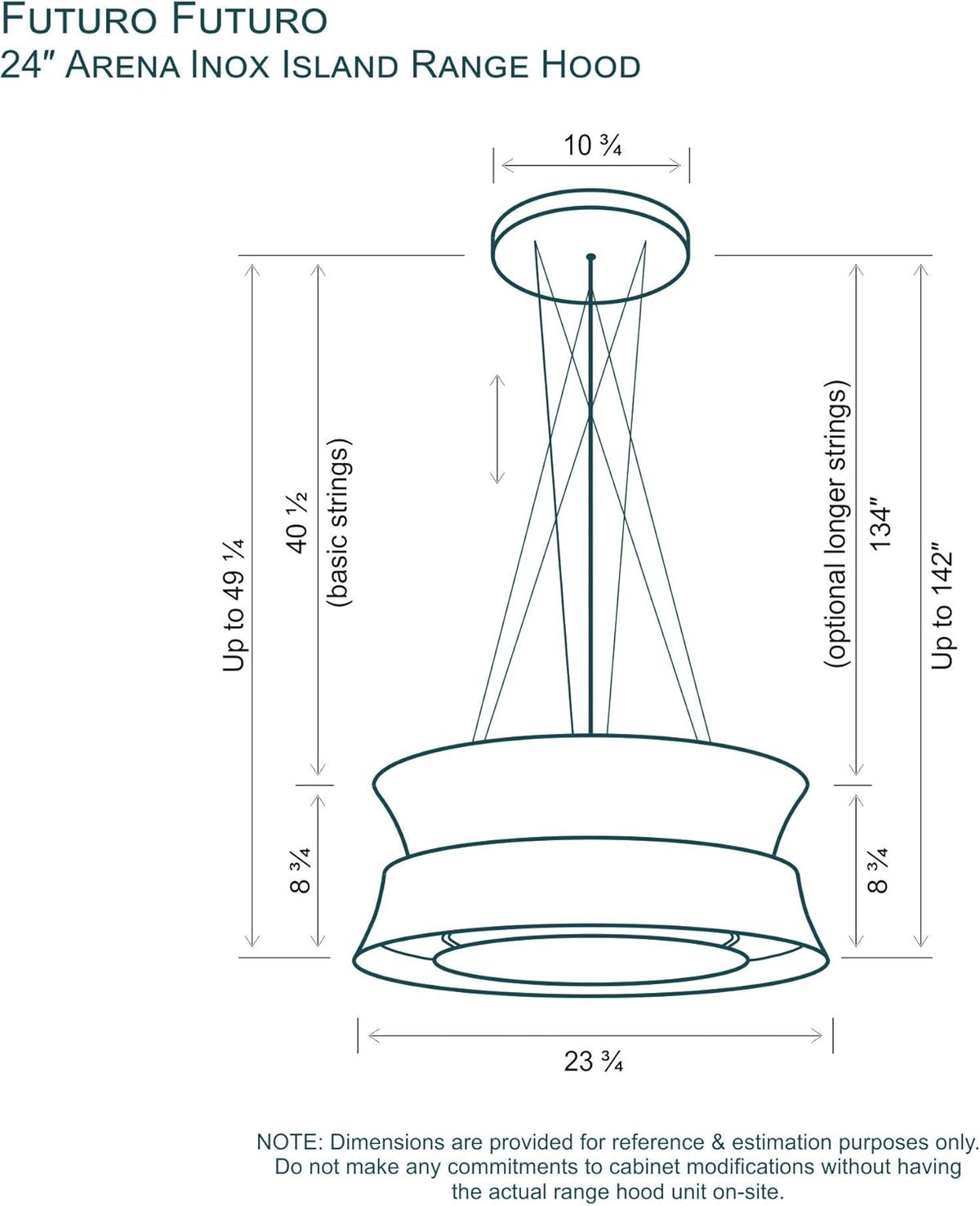24" 940-CFM Stainless Steel Ductless Range Hood Q9438