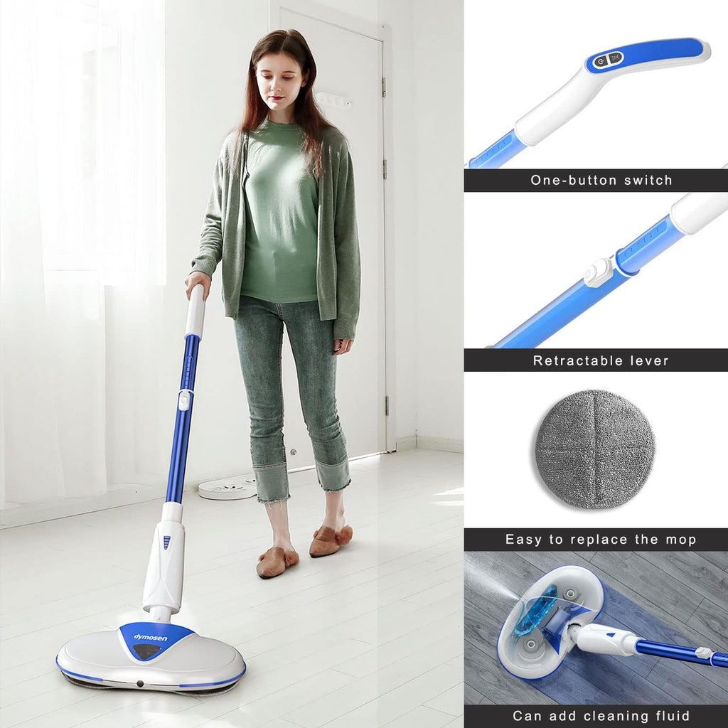 Cordless Electric Spin Mop with LED Headlights Z6704