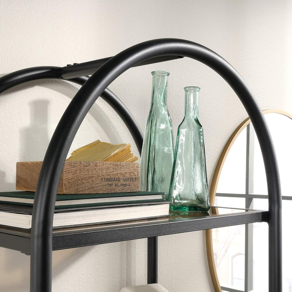Black Open Shelving D797725