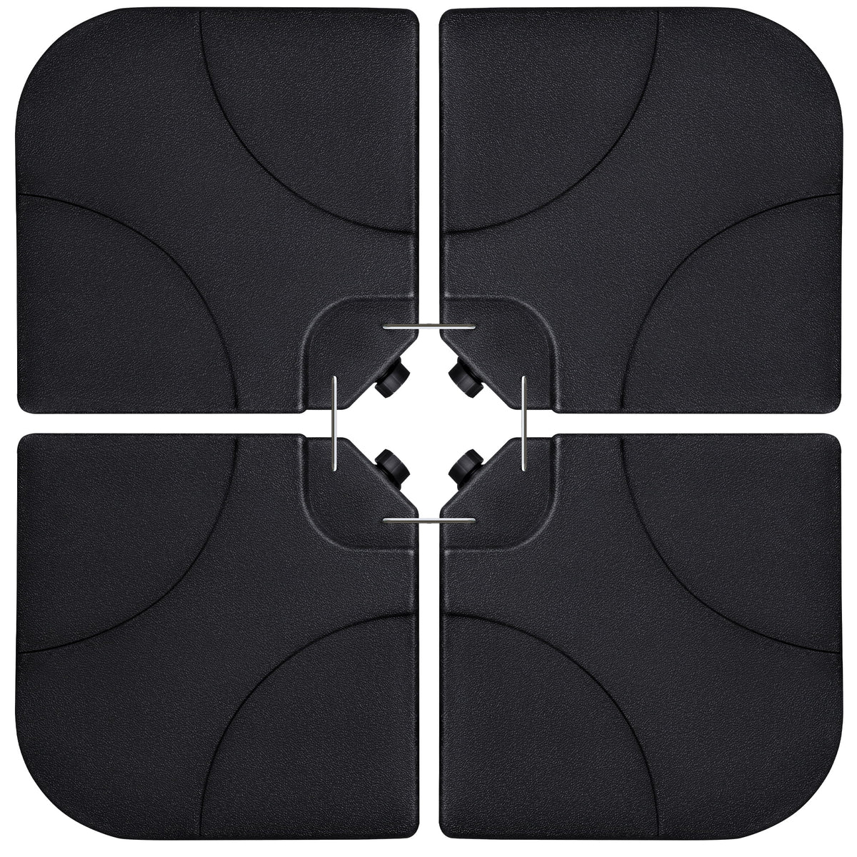 Square Shaped Water or Sand Filled Umbrella Base with U Locking D678