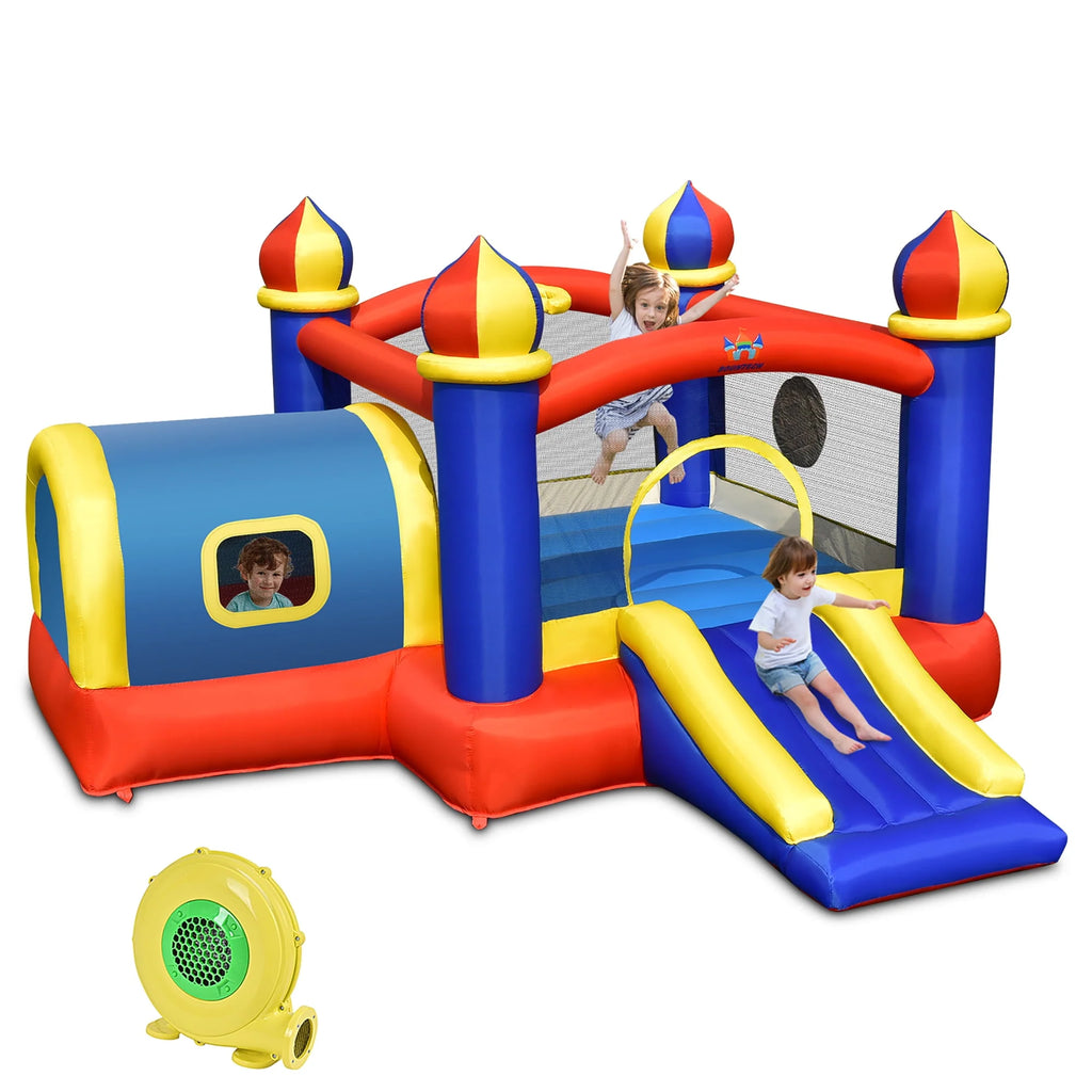 Inflatable Bounce House with Slide & Blower P86691