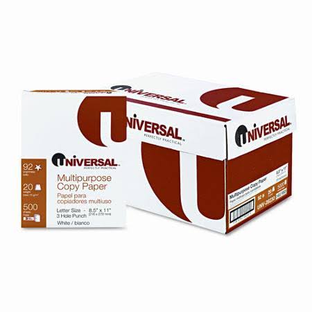3-Hole Punch White Copy Paper 5000 Sheets/Carton I450