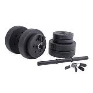 40lb Adjustable Vinyl Dumbbell Set S1852