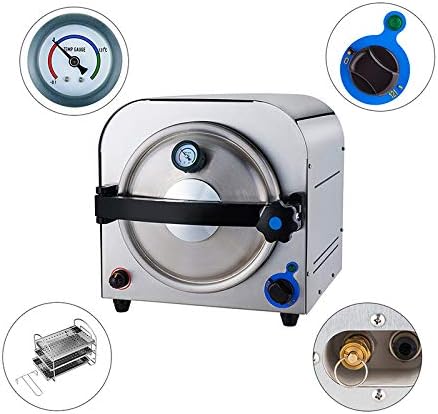 14L High Pressure Steam Autoclave Sterilizer Box Medical Sterilization Equipment 110V Class N D448