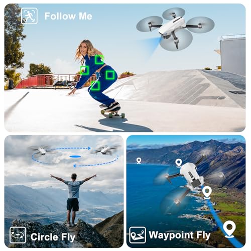 2K HD FPV Foldable Camera Drone E414993