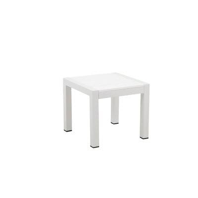 White/White Plastic/Resin Side Table V764