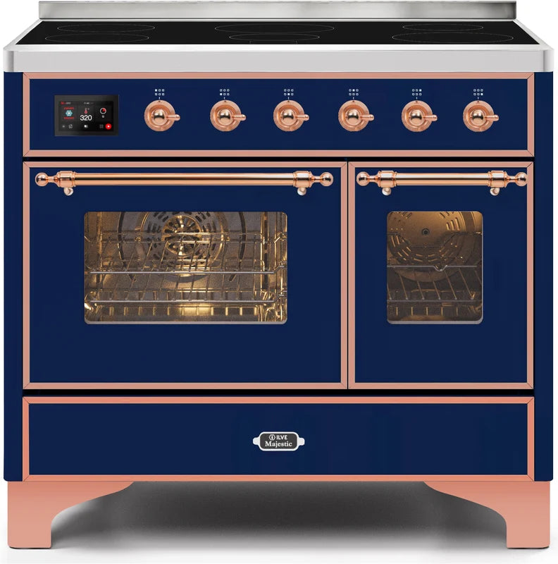 Blue Induction Range with Electric Oven J560