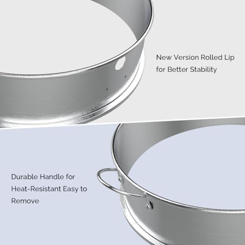 Silver Kettle Grill Rotisserie Ring Kit with Motor, Forks, Spit Rod X84975