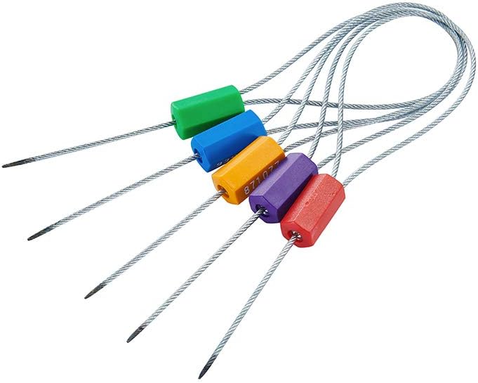 200pcs Anti-Tamper Shipping Seals (5 Colors) Pack of 2 C86516
