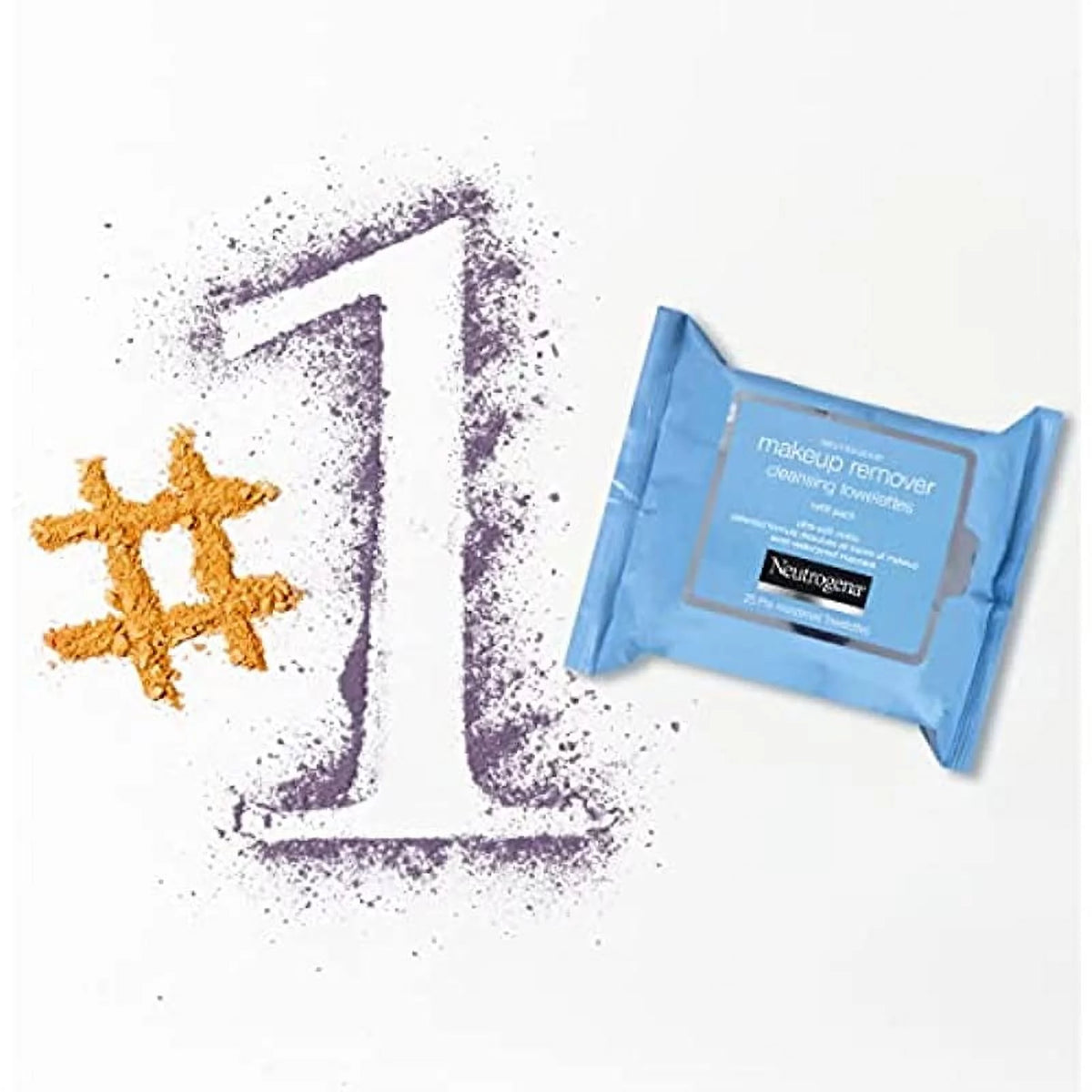 Day & Night Makeup Remover Face Cleansing Towelettes, 3 Packs of 25 ct D772950