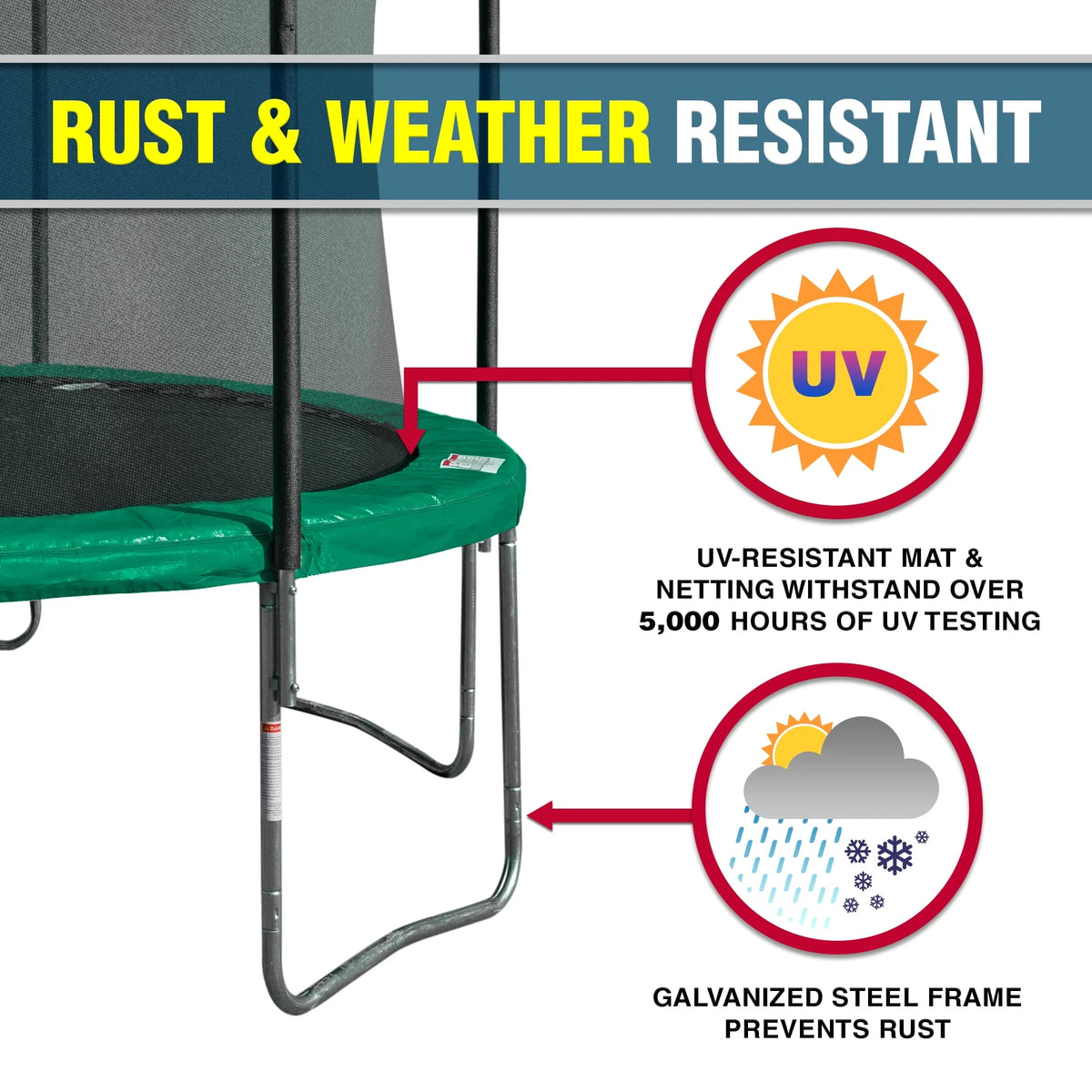 12' Trampoline with Safety Enclosure S209