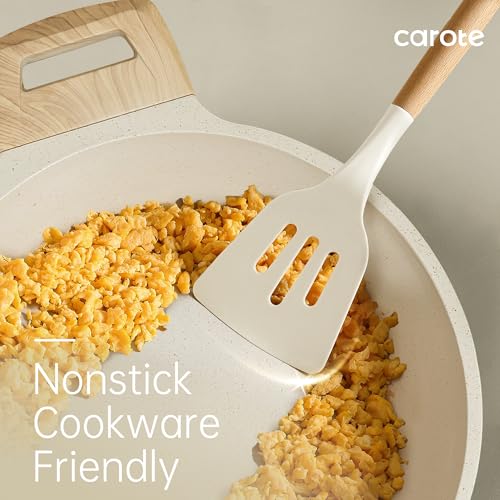 10 pcs Silicone Cooking Utensils Set with Wooden Handle N244
