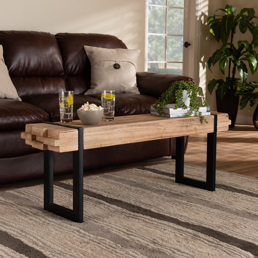 Natural Brown Bench A655