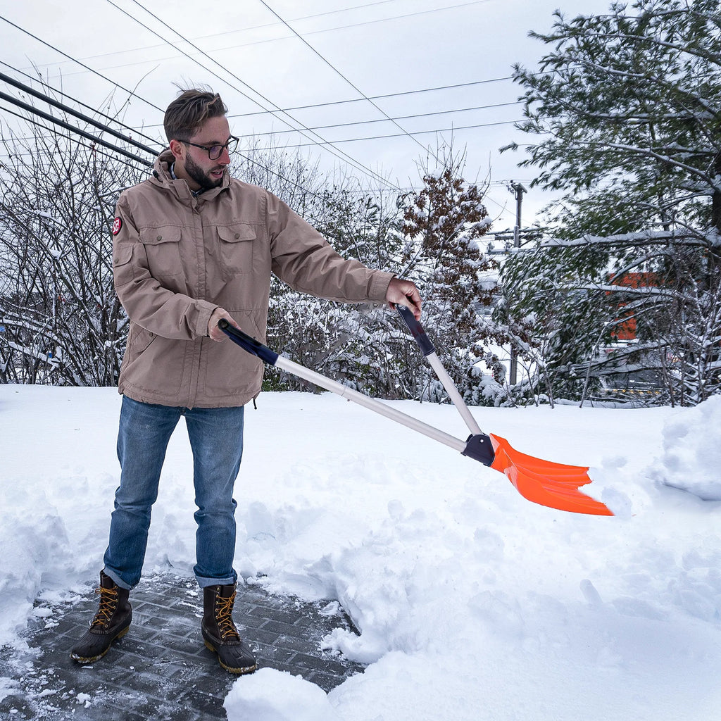 Orange 18 inch Snow Shovel F535992