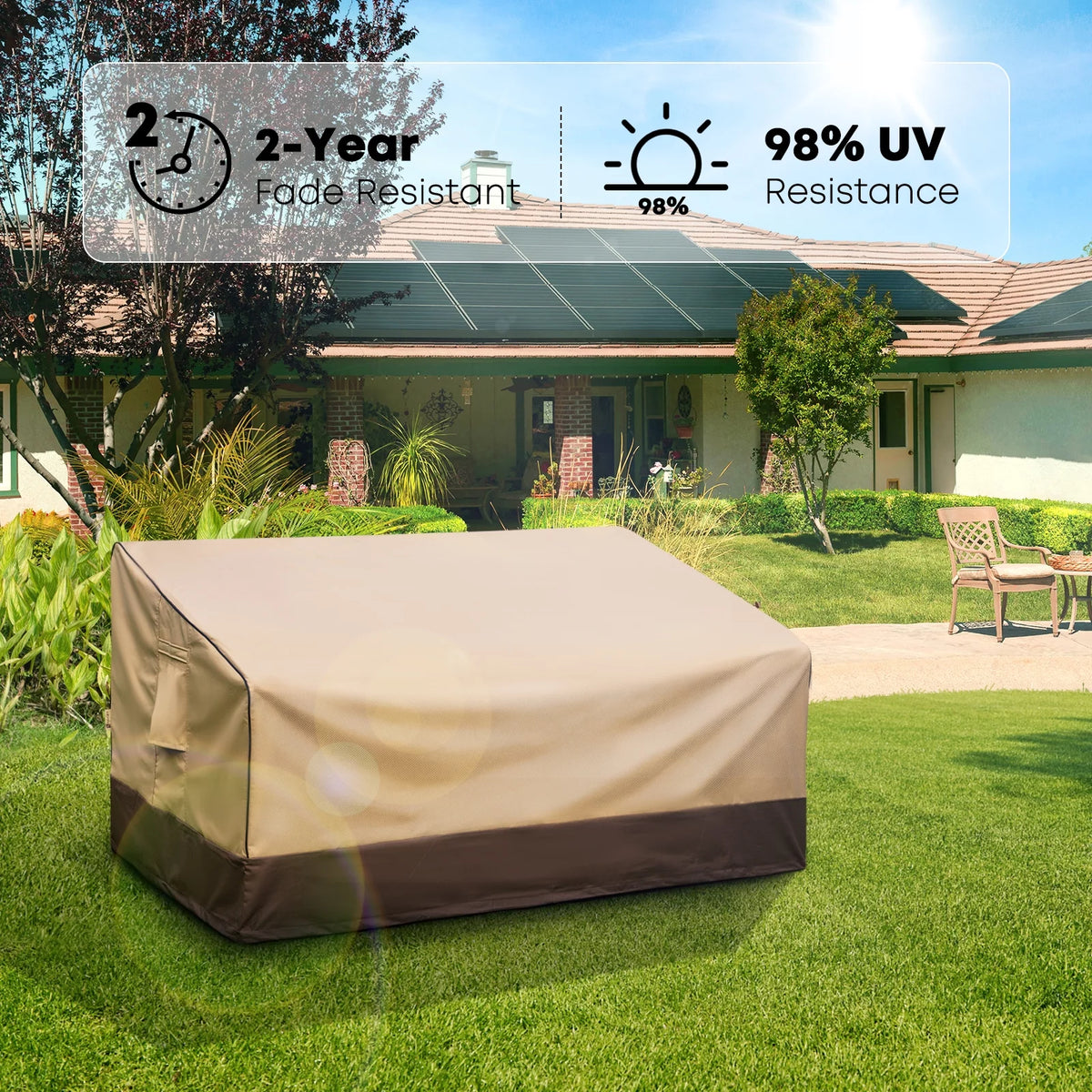 Waterproof 600D Heavy Duty Patio Furniture Cover W385