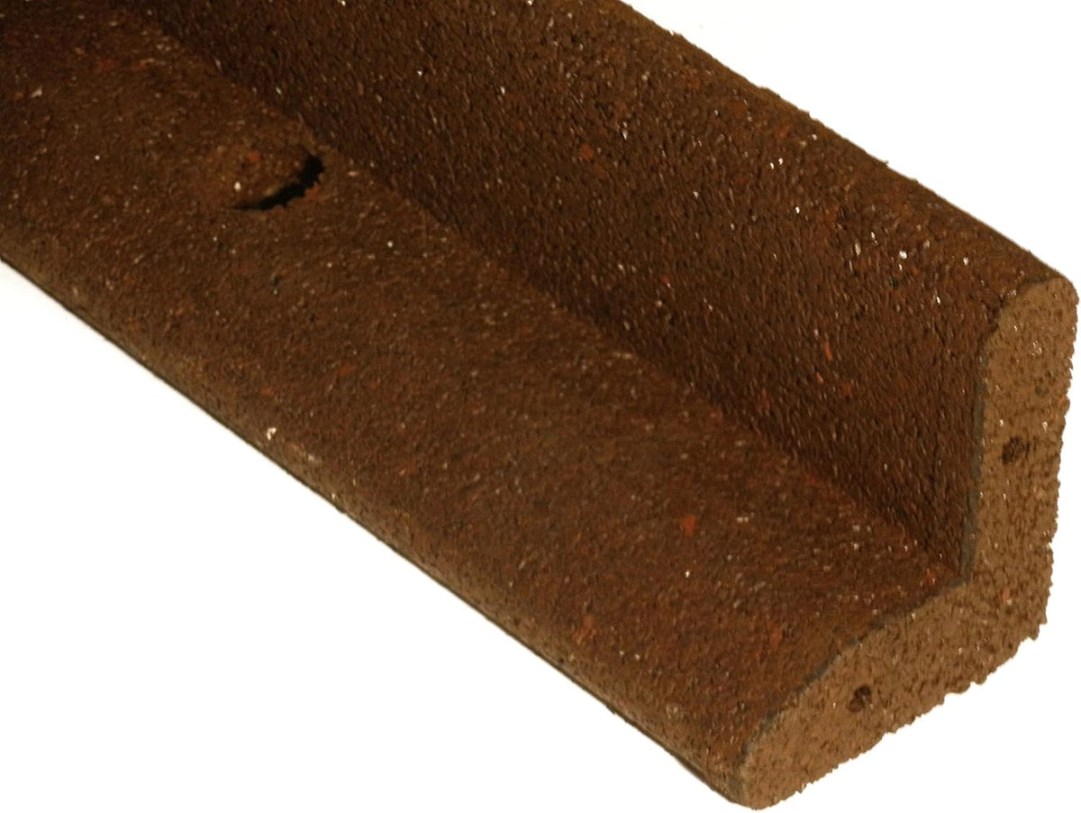 Brown Recycled Rubber 4ft Lawn Edging (6pc Box) A89835