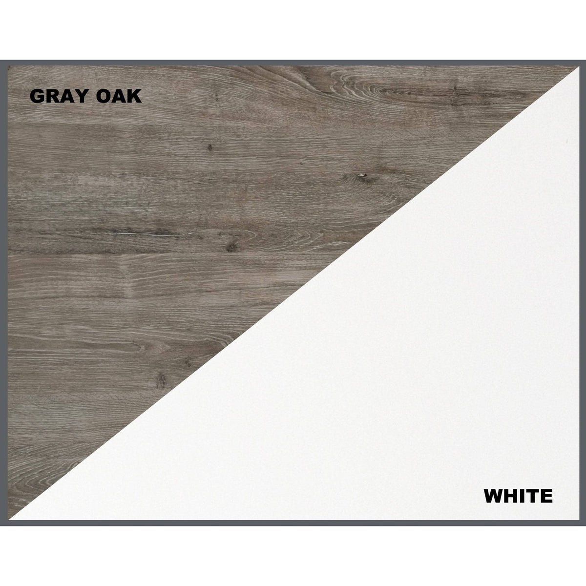 White Gray Oak 3 Drawer Filing Cabinet X6548