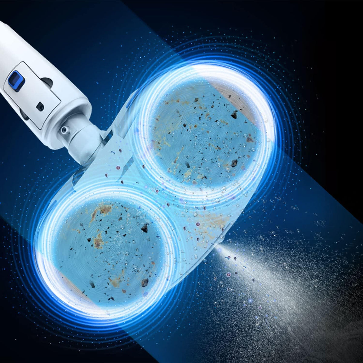 Cordless Electric Spin Mop with LED Headlights Z6704
