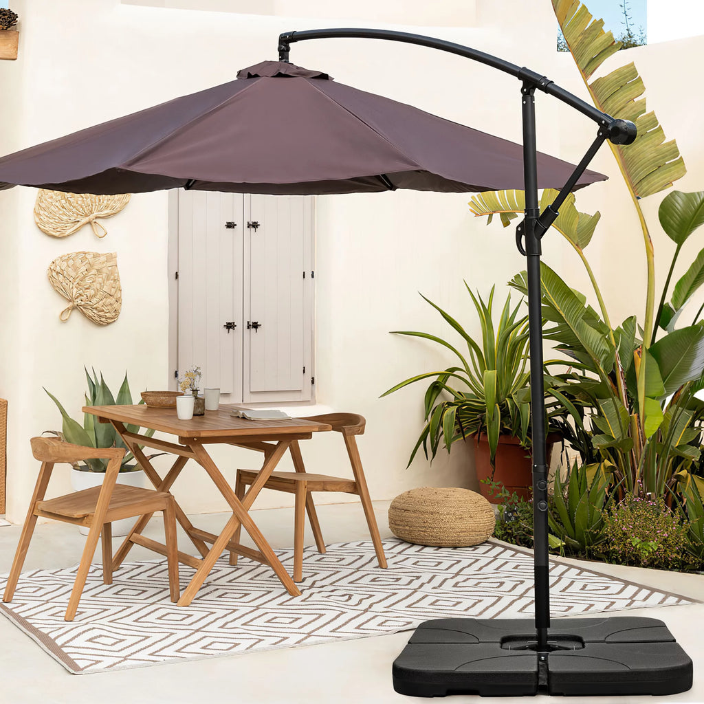 Square Shaped Water or Sand Filled Umbrella Base with U Locking D678