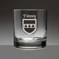 Set of 4 Etched Tumbler Glasses B785502