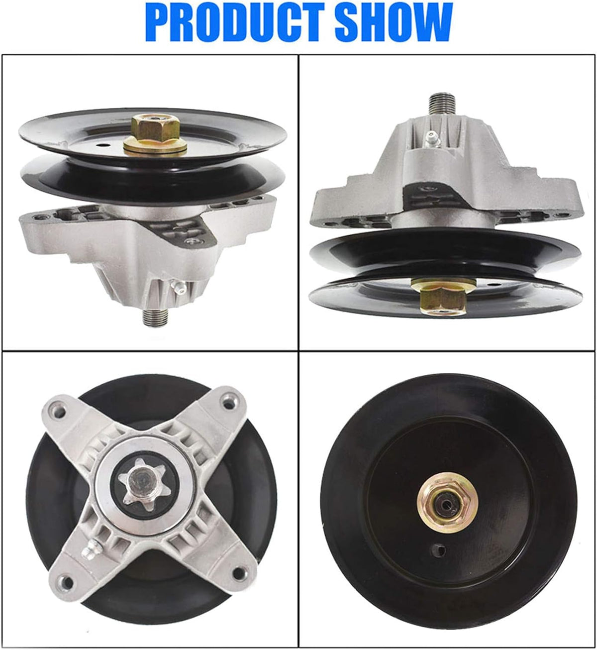 2 Pack Spindle Assembly with Pulley O973