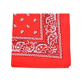 Red Paisley 100% Polyester Bandanas 50 Pack F780