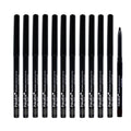 12pcs Retractable Waterproof Eyeliner Pencil (Khaki) T259