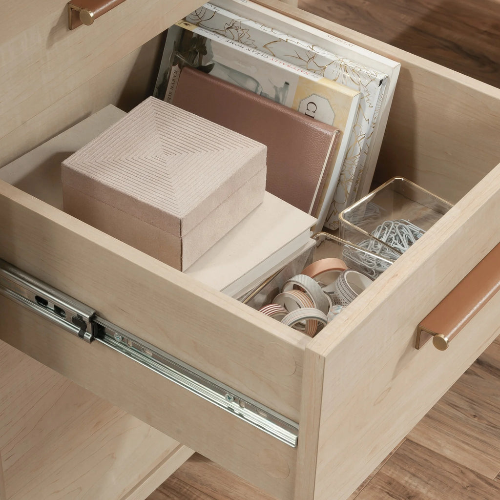 L-Desk in Natural Maple Finish U67957