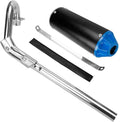 Blue Pack of 2 Exhaust Muffler Silencer Pipe Assembly Kit S9913