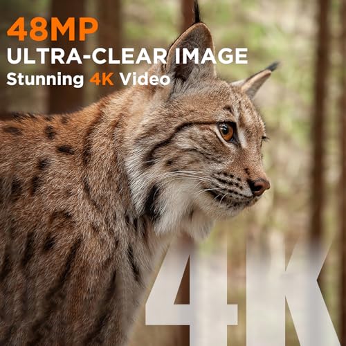 4K 48MP Night Vision Trail Camera D857