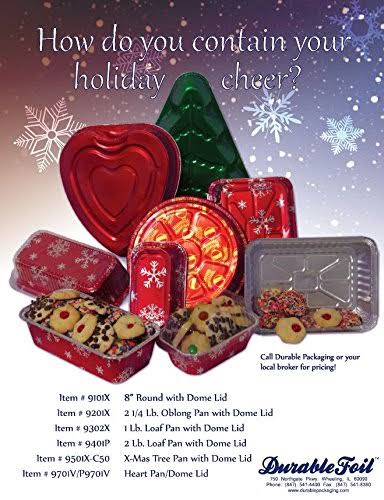 Aluminum Loaf Pan with Plastic Dome Lid Pack of 100 B62493