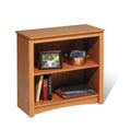 Oak 2-Shelf Wood Bookcase L6382
