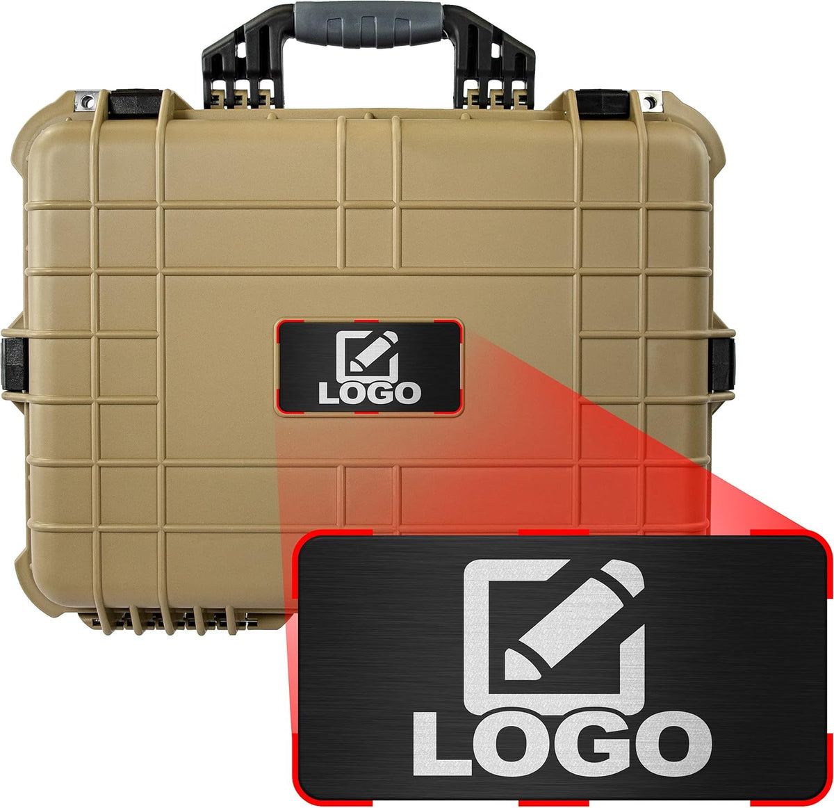 20 Inch Waterproof Shockproof Camera Case with Foam Z4129