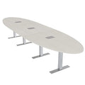 Black Oak 16' Modular Conference Table W668