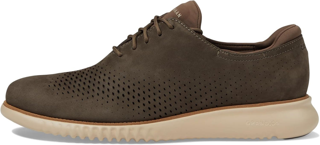 Deep Olive Nubuck Oxford Lined E191291