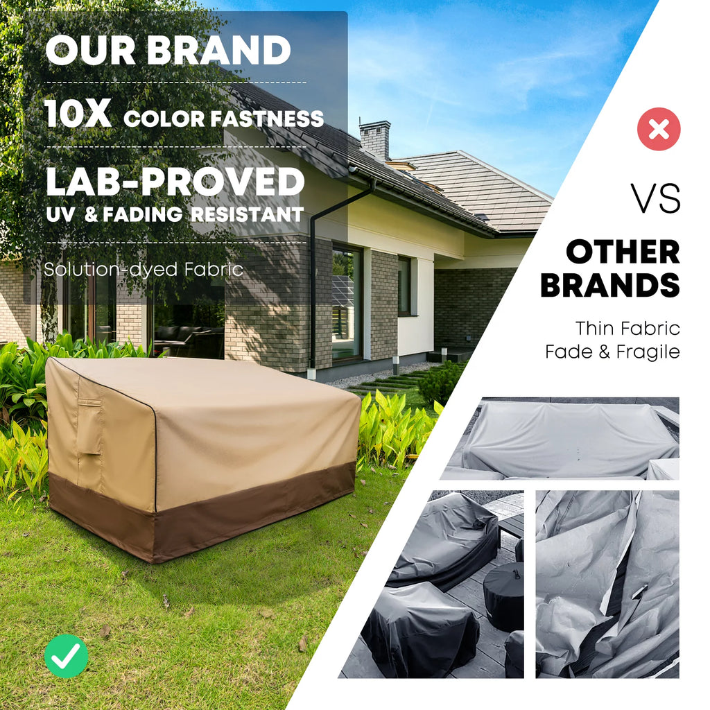 Waterproof 600D Heavy Duty Patio Furniture Cover W385