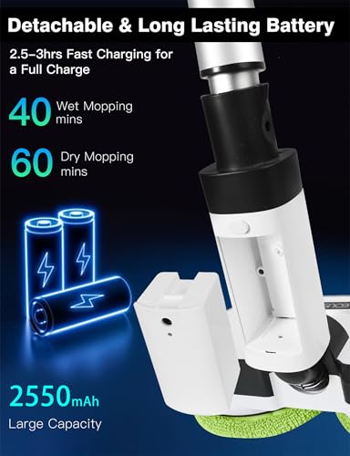 Cordless Electric Mop with Water Sprayer F23910