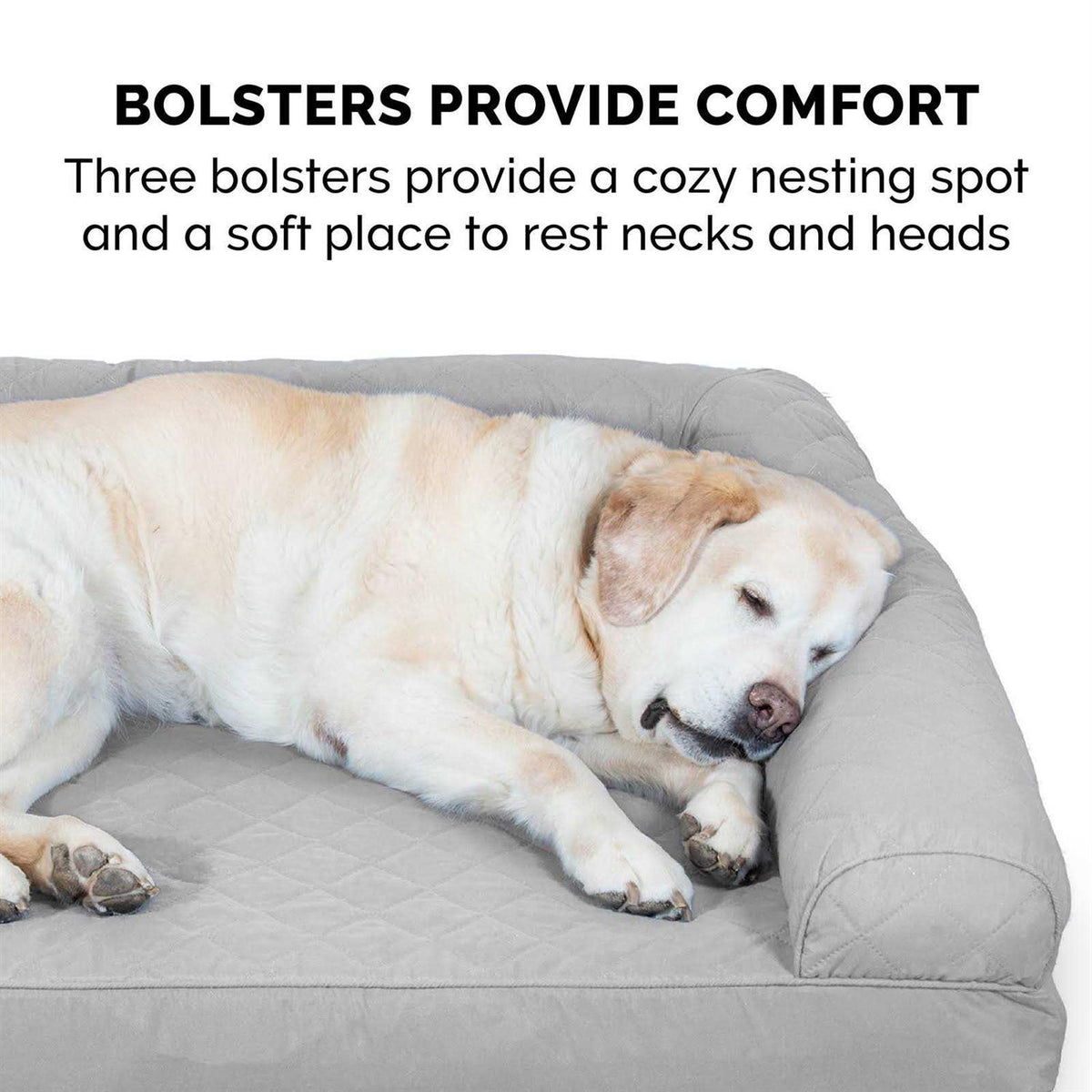 Quilted Orthopedic Sofa Pet Bed L806