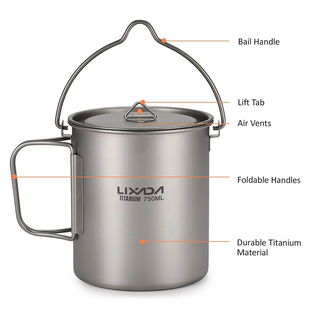 Portable Water Cup With Lid And Handle 750ml K371356