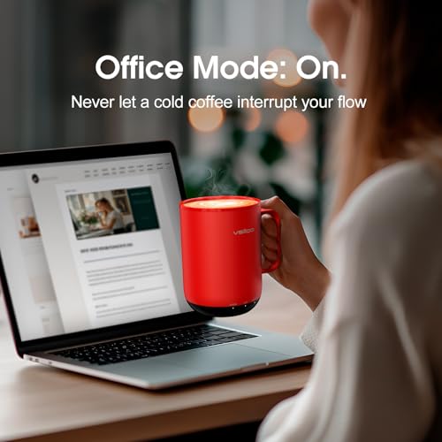 14oz Temperature Control Smart Heated Coffee Mug with Warmer N8283