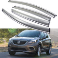 Car Window Visor Vent Shade Deflector Sun/Rain Guards Pack of 2 H213392